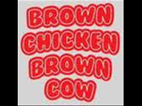 lyrics brown chicken brown cow|brown chicken brown cow song.